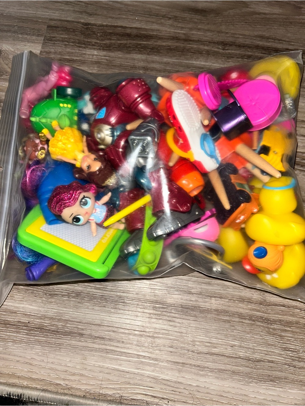 Girls Lot Of Random Toys 3 Pounds, MLP, Disney, Fidget Toys, LOL  Dolls